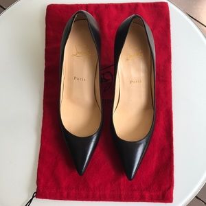 Black Christian Louboutin heels